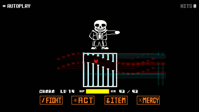 The autoplay SOUL dodging an attack on its own.
